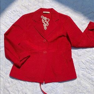 Red Coldwater Creek Jacket